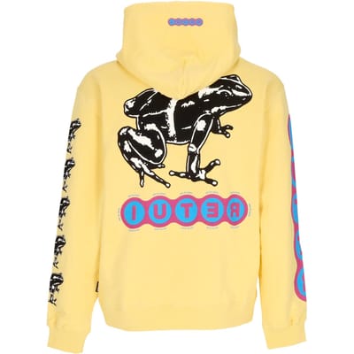 Lichtgewicht herenhoodie Poison Hoodie Kanarie