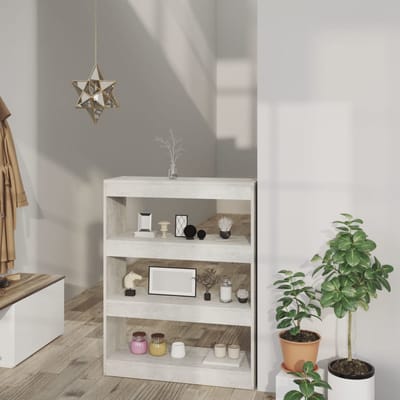 vidaXL - Boekenkast/kamerscherm - 80x30x103 - cm - bewerkt - hout - betongrijs