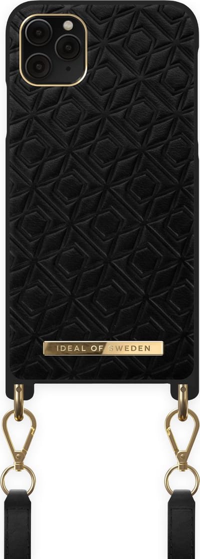 iDeal of Sweden Atelier Necklace iPhone 11 Pro Max / XS Max Embossed Black