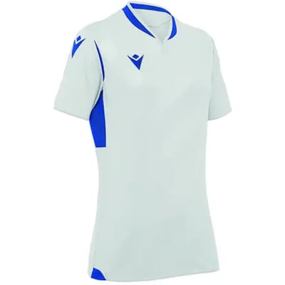Macron Alya Shirt Korte Mouw Dames - Wit / Royal | Maat: L