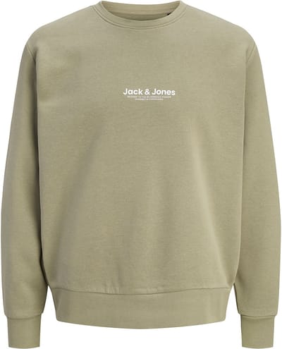 Jack & Jones - Heren Sweaters Vesterbro Sweat Crew Neck - Groen - Maat M