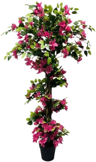 NordHaus Kunstmatige Bougainvillea Boom - Nepplant in Pot - Bloeiende Sierboom - Onderhoudsvrij Design - Hoogte 165 cm