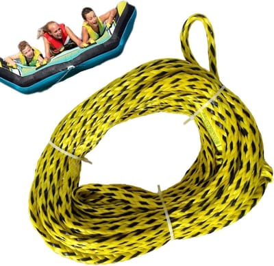 Bootsleeptouw - Watersport touw - Waterskiën Wakeboarden - UV-bescherming - 18 cm - Meerkleurig