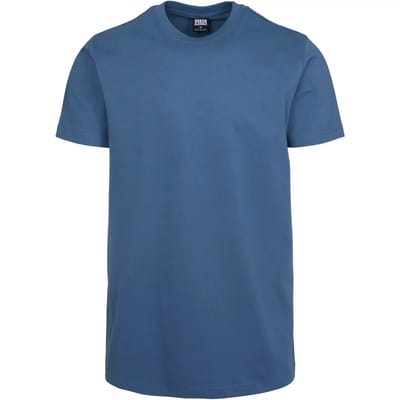 Urban Classics - Basic Heren T-shirt - L - Blauw