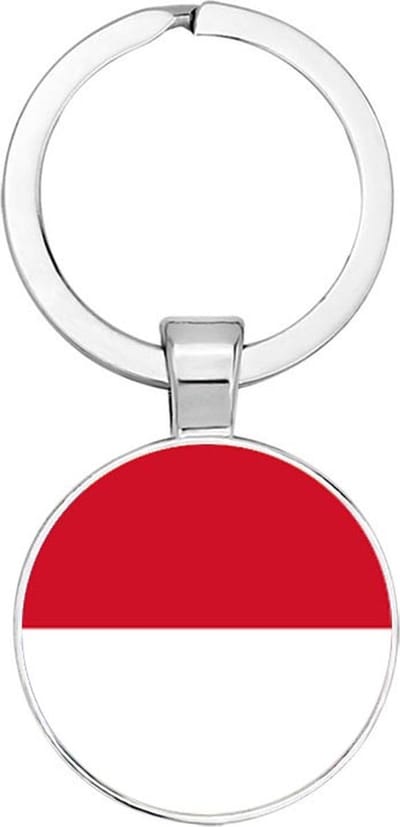 Akyol - Burkina Faso Sleutelhanger - Toeristen - Must go - Burkina Faso travel guide - Accessoires - Liefde - Cadeau - Gift - Geschenk - 2,5 x 2,5 CM