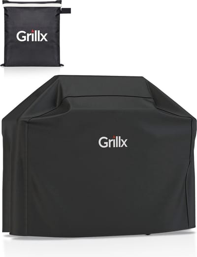 Grillx Barbecue Hoes - 170 x 61 x 117cm - BBQ Hoes Waterdicht - Beschermhoes Inclusief Trekkoord - BBQ Accesoires
