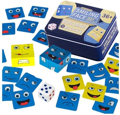 Goodz4All Gezelschapsspel Educatief Speelgoed Emoties Puzzel Spel voor Kinderen Emotie Leren Herkennen en Benoemen