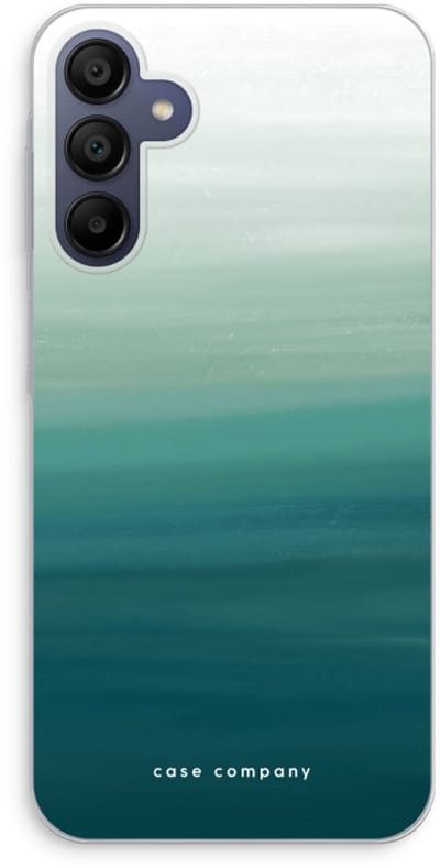 Case Company® - Hoesje geschikt voor Samsung Galaxy A15 hoesje - Ocean - Soft Cover Telefoonhoesje - Bescherming aan alle Kanten en Schermrand