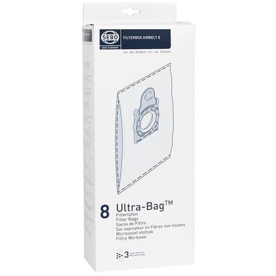 Sebo Stofzuigerzak Fleece E-serie 8 Stuks