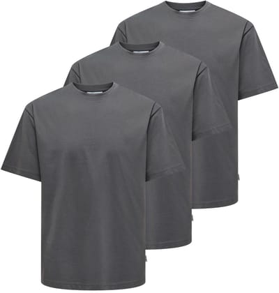 Only & Sons Heren t-shirt 3 pack Onsfred