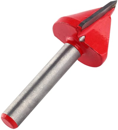 Dailygoody - Router Tungsten Steel Graveren Snijden V Groove Bit
