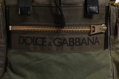 Militair Groene Patchwork Reisrugzak