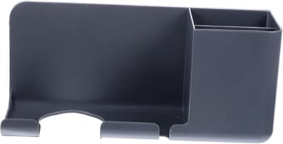 Föhn Houder - Haardroger Opbergrek - Badkamer Organisatie - Muurbevestiging - 22x8.5x9.5 cm - Grijs