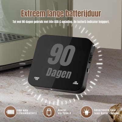 QORA® Koffie Weegschaal - Weegschaal - Scale - Max 2000 Gram - Zwart - 18cm x 17cm x 7cm