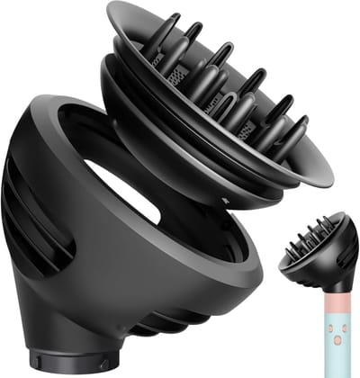 PromoHome Wave & Curl Diffuser geschikt voor HS05 HS01 HS08- Magnetische Verbinding, Twee Luchtstroommodi.