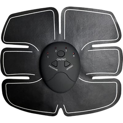 EMS Spierstimulator voor Fitness Gewichtsverlies Toner Lichaamsverslankende Massager Billen Buik Armen Benen Heup Trainer gray