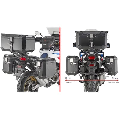 Motorfiets zijkoffersteun Givi Honda Africa Twin (20-24)