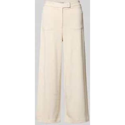 Broek van viscosemix met structuurpatroon model 'KATE LUMINA'