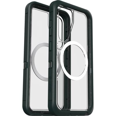 OtterBox Defender XT Hoesje Geschikt voor Samsung Galaxy S25 - Back Cover Compatibel met MagSafe / Qi2 - Groen