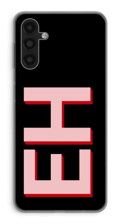 Gepersonaliseerd - Case Company® - Hoesje geschikt voor Samsung Galaxy A04s hoesje - Monogram - Soft Cover Telefoonhoesje - Bescherming aan alle Kanten en Schermrand