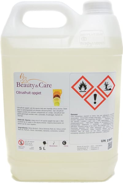 Citrusfruit opgiet - Beauty & Care - 5 L. new