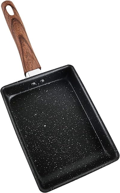 Omelet Pan - Koekenpan - Ontbijt Maken - Anti-aanbaklaag - 19.5cm - Zwart