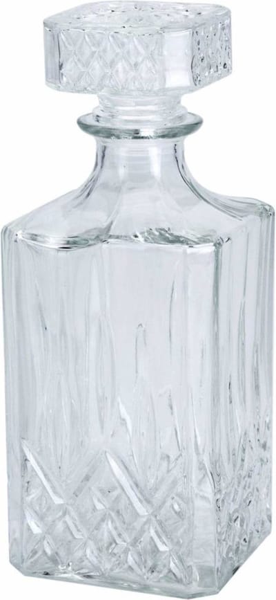 Lifetime Whisky Karaf - Luchtdichte Glazen Fles - 1 Liter - Elegant Ontwerp