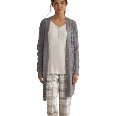 Dames binnen cardigan met knopen Selmark Complementos