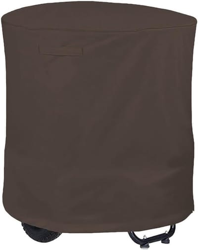 Houtversnipperaar Cover - Tuinmachinehoes Beschermhoes - Machine Beschermen - Waterdicht Stofvrij - 85 x 110cm - Koffie