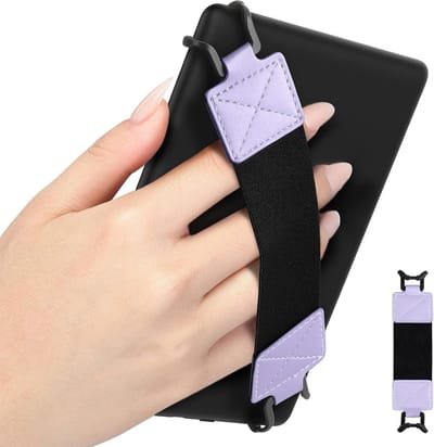 Veilige Handstrap voor 6-8 inch eReaders en Tablets - Elastische Grip, Lichtgewicht en Verstelbaar - Geschikt voor Kindle, Kobo, Lenovo en Sony E-Books