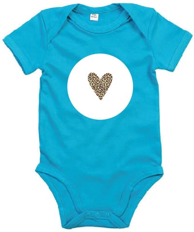 Rompertje Heart 2-Surf Blue-6-12 Maanden