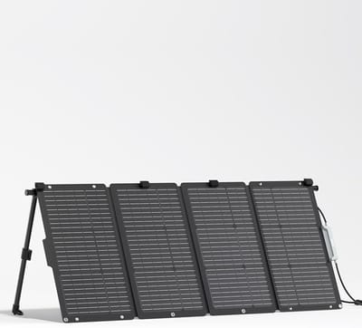Draagbaar Zonnepaneel - Zonneoplader Opvouwbaar - Energie Opwekken - Hoge Conversie Efficiëntie - 100 Watt - Zwart