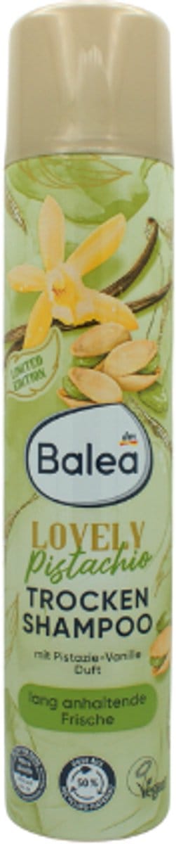 Balea Droogshampoo Lovely Pistachio | 1x 200ml - Pistache & Vanille | Limited Edition 2025