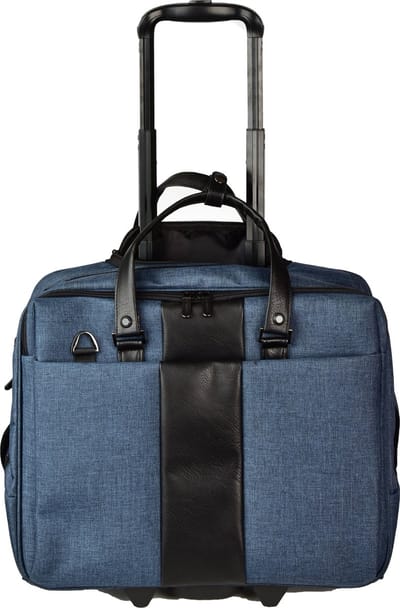 Dermata Business Laptop Trolley Canvas 3497CV Blauw