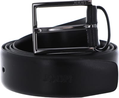 JOOP! Leren Riem Coll. Belt 3,5 CM Classic W80 Black Zwart