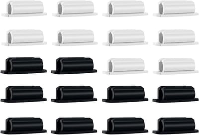 20 Stuks Zelfklevende Siliconen Penhouder Clips voor Potloden en Pennen, Handige Kantoorbenodigdheden en Organizers