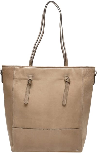 Berba | Lucca | Shopper | Schoudertas | Dames | Taupe | Leer