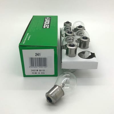 10x P21W 24V 21W BA15S Lampen voor Remlicht, Achterlicht en Richtingaanwijzer - Zware Voertuigen