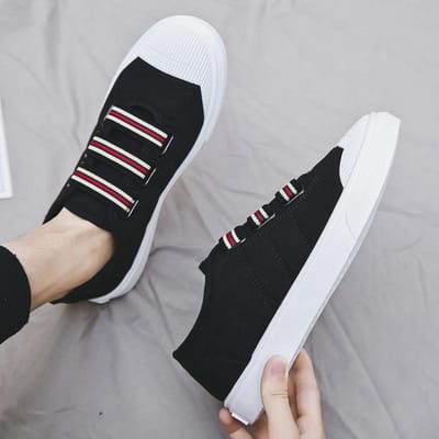 Nieuwe Schoenen Casual IJs Canvas Schoenen voor Heren Loafers Slip-on Heren Flats Mode Casual Wandelschoenen 39 white