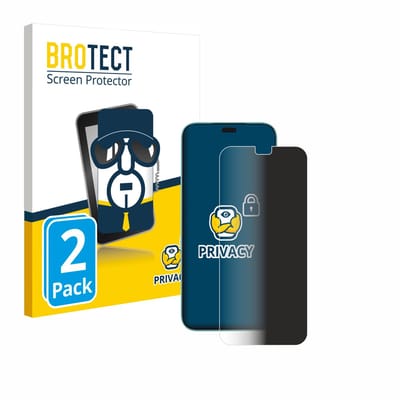 BROTECT - privacy screenprotector voor Honor 400 Lite - Folie Beschermfolie Blauwlichtfilter 2 Stuks