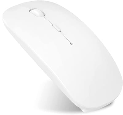 Draadloze Muis - Laptop Muis - Computer Muis - Draadloos met Stille Klik - Wit