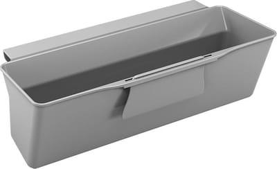 Metaltex - Clean Tex - Afvalbak aanrecht - Ophang Prullenbak - Keuken Prullenbak - 2,4 l