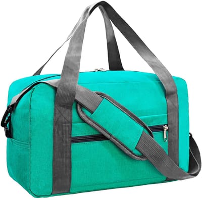 Dailygoods- Handbagage 40x20x25 cm - Opvouwbare Reistas - Weekendtas - Handbagage Tas - Kleine Handbagage - Turquoise