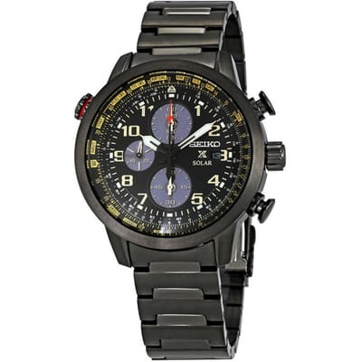 Seiko Prospex Solar full black chronograph | SSC419P1