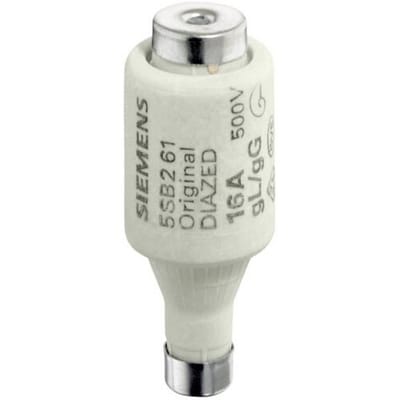 Siemens 5SB221 Zekeringsinzetstuk Geschikt voor Zekeringsgrootte 000-4 Afmeting zekering : DII 4 A 500 V DC/AC 25 stuk(s)