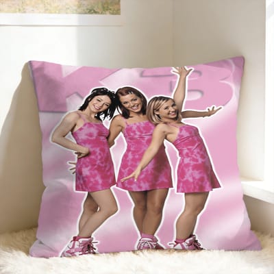 Kussenhoes K3 Studio100 Vierkante Kussenhoes Voor Bank Slaapkamer Woondecoratie Schattige Grappige Kussenhoezen Short plush 18*18(CM)-1Pcs