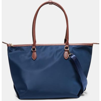 Stradivarius Gecombineerde shoppertas met schouderband  Marineblauw OS