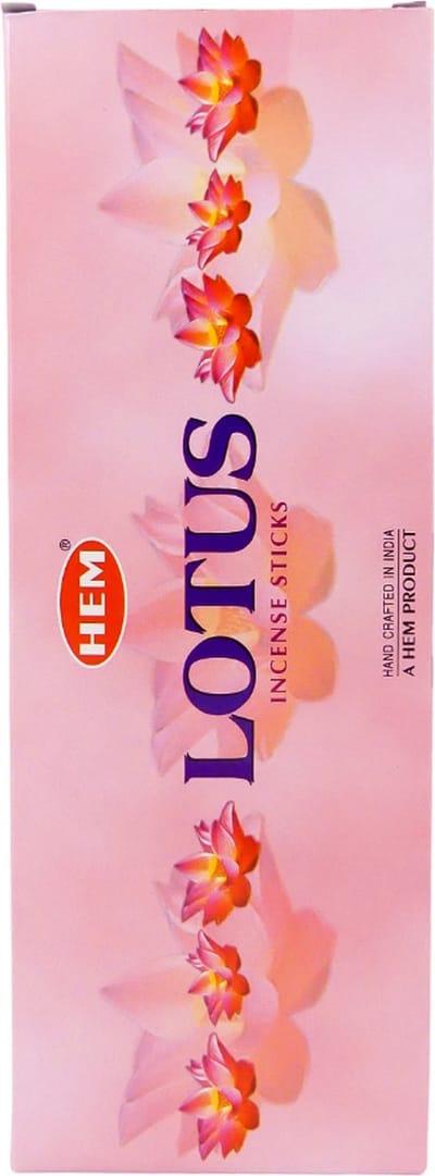 HEM Wierook - Lotus - Slof / Voordeelbox (6 Pakjes / 120 stokjes)