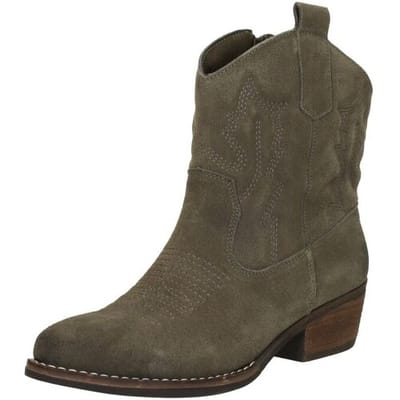 SUB55 Western boots Enkellaarsjes Hak - Groen - Maat 39