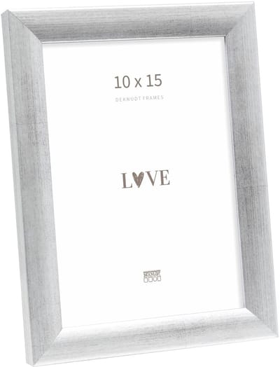 Deknudt Frames fotolijst S54SD3 - brushed zilverkleur - hout - 10x15cm